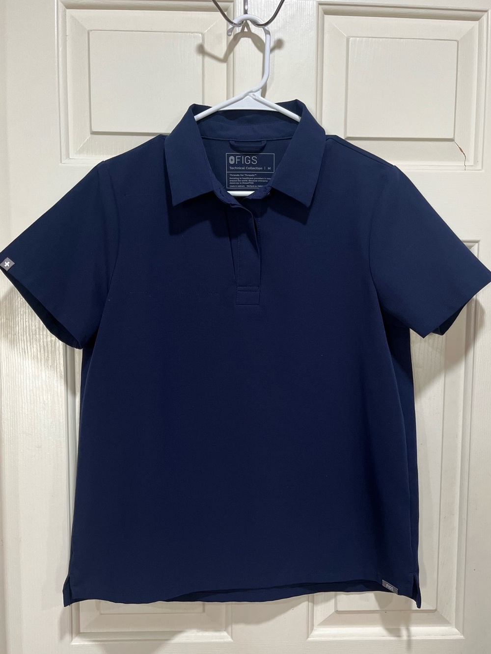 FIGS Womens Short-Sleeve Polo